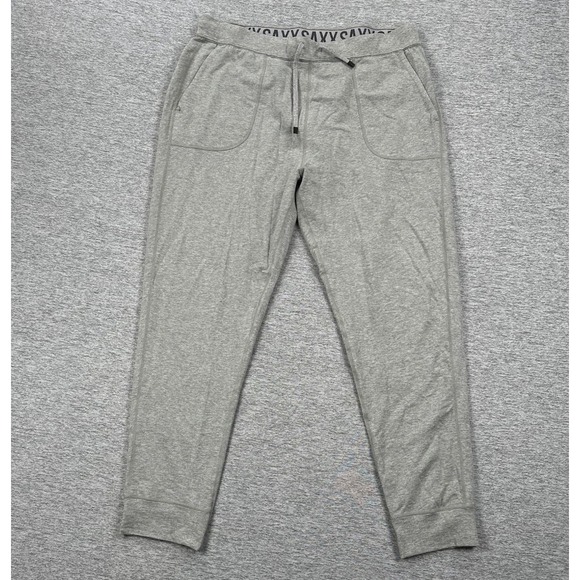 SAXX Jogger Pants Mens XL Gray 3Six Five Stretch Active Fitness Gym Sweat - Picture 1 of 8